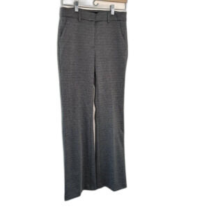 Simply Vera Vera Wang Women's Flare Tweed Dress Pants Size 6 Gray Work Trousers